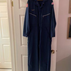 Dickies Blue Coverall with Patches